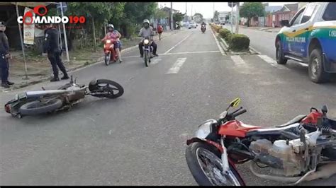 Jovem Fura Sinal Vermelho E Provoca Acidente Envolvendo Duas Motos