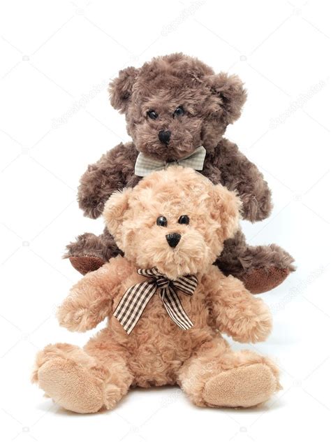 Two Teddy Bears Hugging