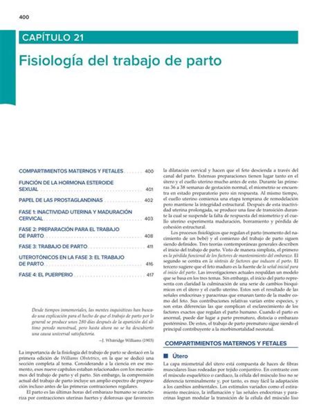 Fisiolog A Del Trabajo De Parto Iris Tolentino Udocz