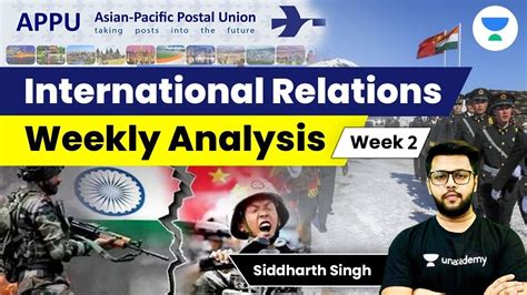 International Relations Weekly Analysis Week 2 Upsc Cse 2023 24 Siddharth Singh Youtube