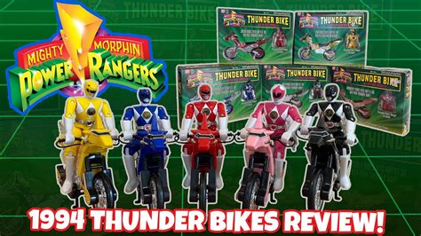 Mighty Morphin Power Rangers Thunder Bikes Review Vintage Power