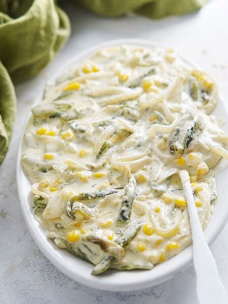 Cómo Hacer Rajas Con Crema Y Elote Receta Típica De La Cocina Poblana