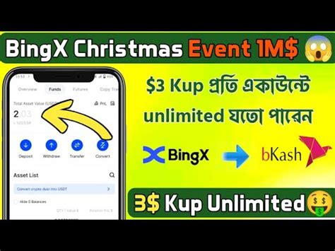 BingX Christmas Event 1 000 000 Giveway Per Account 3 Profit