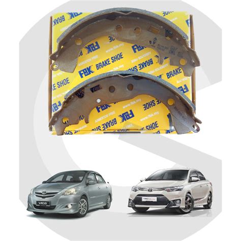 FBK BRAKE SHOE REAR TOYOTA VIOS E J NCP93 NCP150 FK2383 Shopee