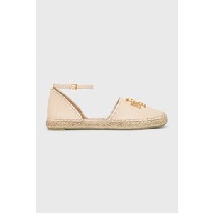 Tory Burch Espadrillas In Pelle Eleanor Dorsay Stileo It