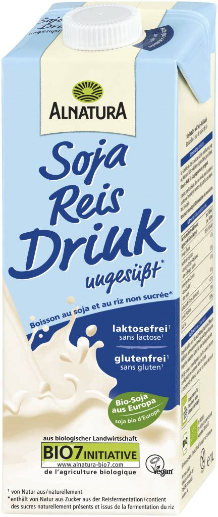 Alnatura Bio Soja Reis Drink Natur Online Kaufen Mpreis Onlineshop