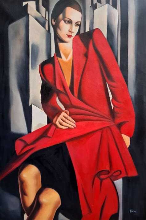 Tamara De Lempicka Portrait Of Mrs Bush X Cm Oil On Etsy