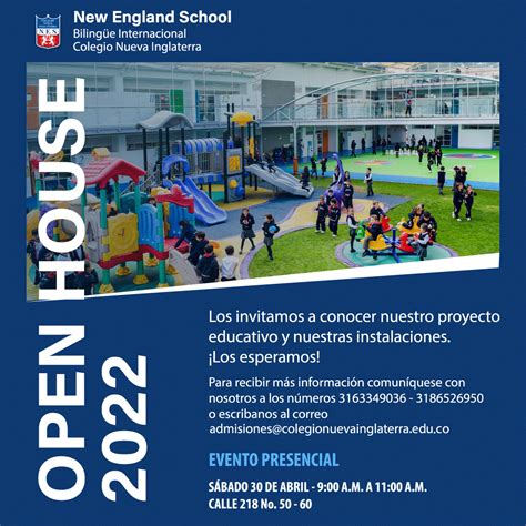 Primer Open House Del Colegio Nueva Inglaterra Noticias Los Mejores