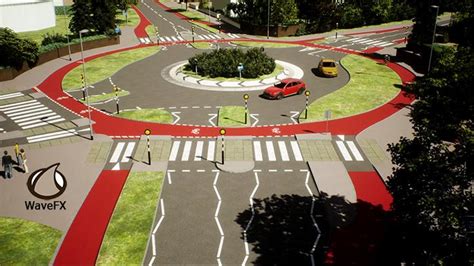 Wavefx Demonstrates The Uk S First Dutch Roundabout Cambridge Network