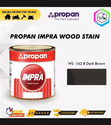 Cat Impra Wood Stain Ws B Dark Brown Liter Kg Cat Kayu Besi