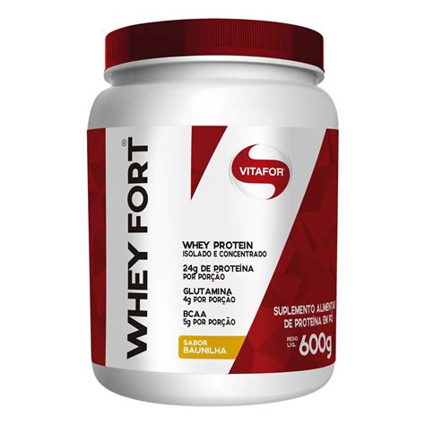 Whey Fort Baunilha 600g Vitafor OtimaNutri