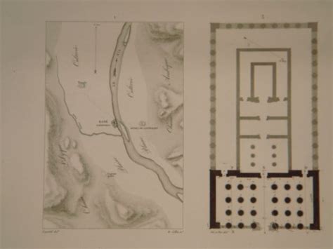 DESCRIPTION DE L EGYPTE Esné Latopolis Plans des environs d Esné et