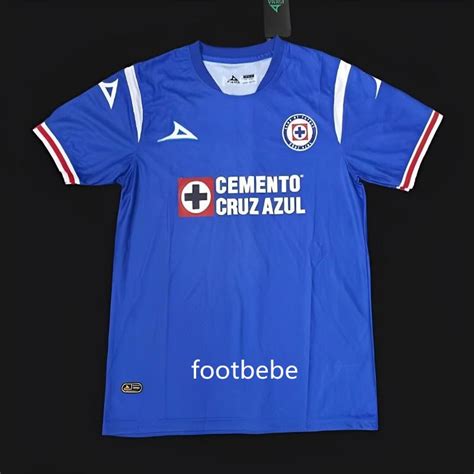 Maillot De Foot Cruz Azul 2023 2024 Domicile Bleu Footbebe