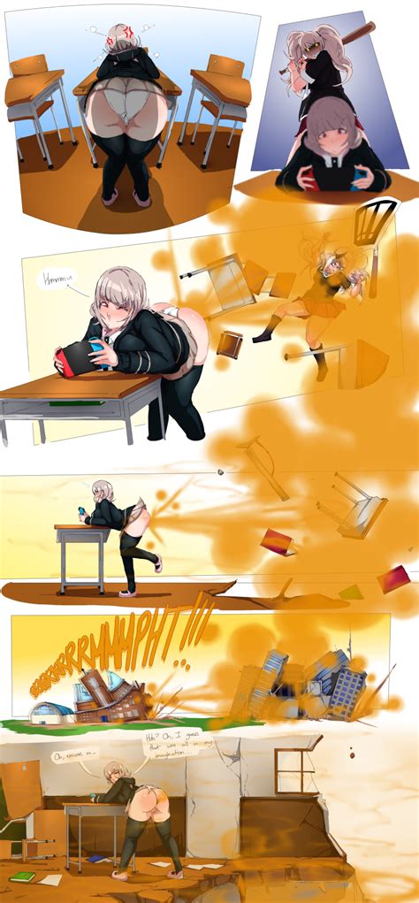 Chiaki Nanami big fart By Lazei by girlfartfetishlover on DeviantArt