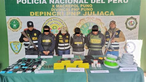 Puno Caen Integrantes De La Banda Delictiva “los Compadres Dinamita