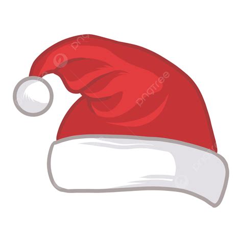 Hand Drawing Red Santa Hat Merry Christmas Santa Merry Christmas