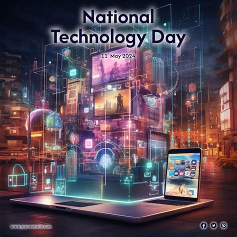 Premium Psd National Technology Day