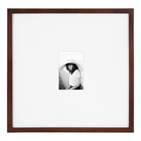 Designovation 18 X 18 Wood Picture Frame Brown