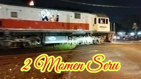 MOMEN PAPASAN 2 KA MATARMAJA DAN MOMEN LOKOMOTIF KOBONG KA BRANTAS