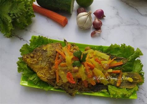 Resep Pesmol Ikan Gurame Gurame Masak Acar Kuning Oleh Laila