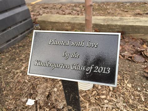 Show Your Honor With A Park Bench Or Garden Plaque With Stake Our Durable Plaques Are