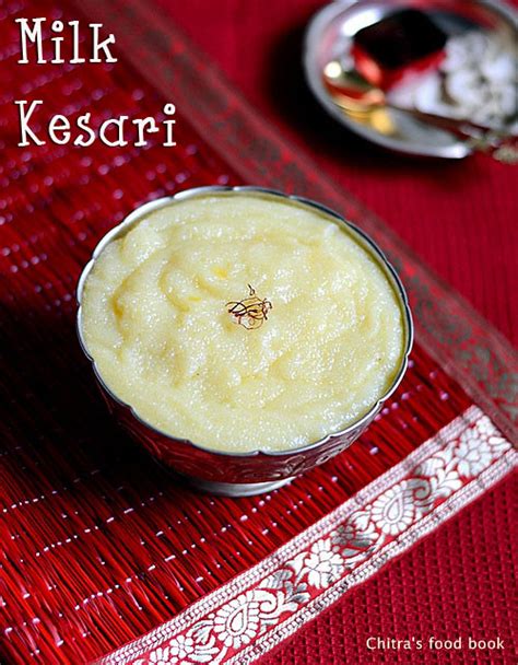 Milk Kesari/Paal Kesari Recipe-Rava Kesari Using Milk