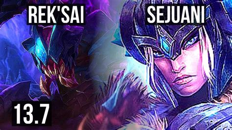 Rek Sai Vs Seju Jng Winrate Legendary Kr Master