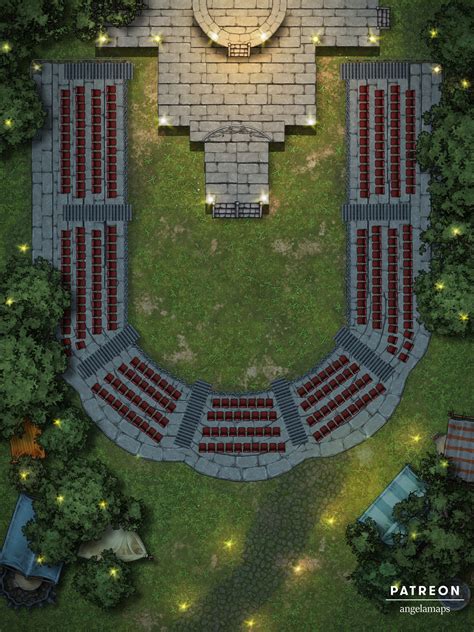 Theatre / Amphitheater – Angela Maps – Free, Static, and Animated ...