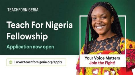 Apply Teach For Nigeria Fellowship For University Graduates The