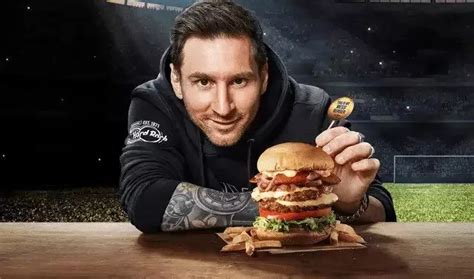 Messi se alía con el Hard Rock para lanzar un sandwich con su nombre