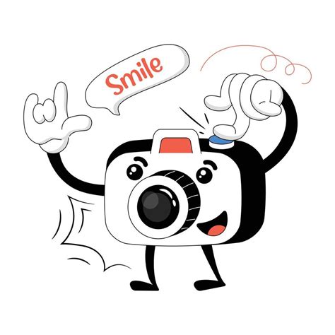 Trendy Smile Camera 17220968 Vector Art at Vecteezy