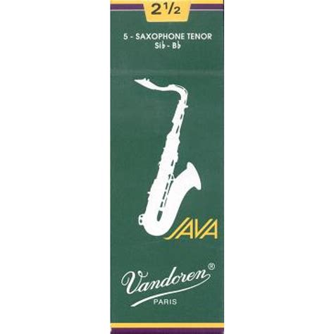 Caja Ca As Saxo Tenor Vandoren Java Caja Verde