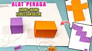 Cara Membuat Jaring Jaring Balok Kubus Dan Prisma Segitiga