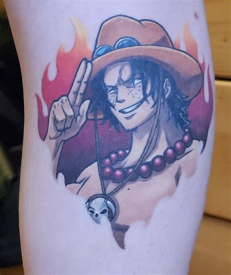 Ace tattoo : r/OnePiece