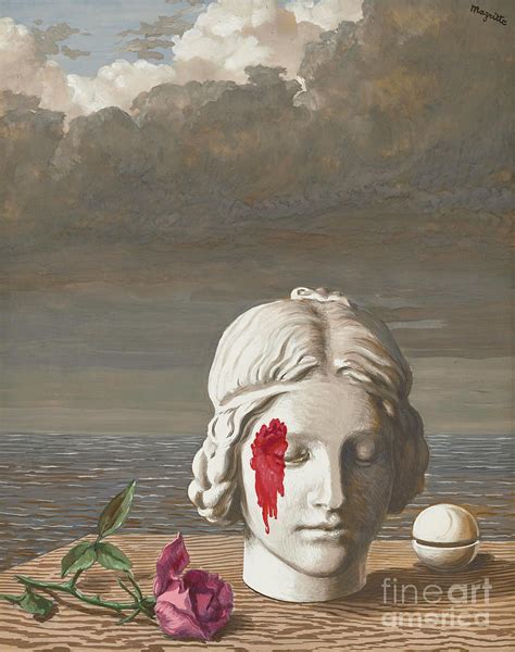 Rene Magritte Memory Ii 1948 Painting By Magical Vintage Fine Art