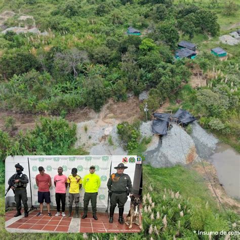 Capturados Mineros Ilegales En La Zona Rural Del Municipio De Santander