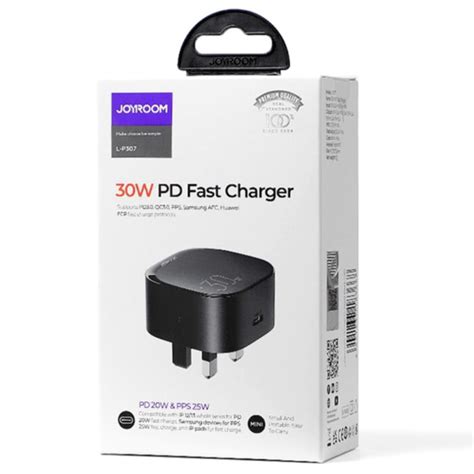 Joyroom LP307 30W PD Fast Charger Portable Mini Charger Black Finefix Kw