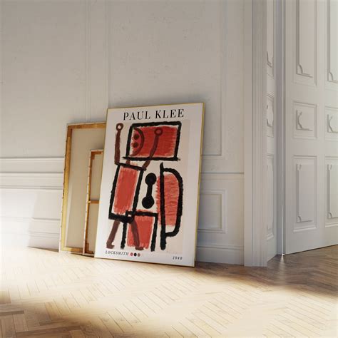 Paul Klee Poster Locksmith Print Paul Klee Gemälde Kunstdruck Abstrakt