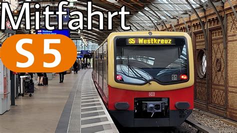 S Bahn Berlin Mitfahrt BR481 Linie S5 Warschauer Straße