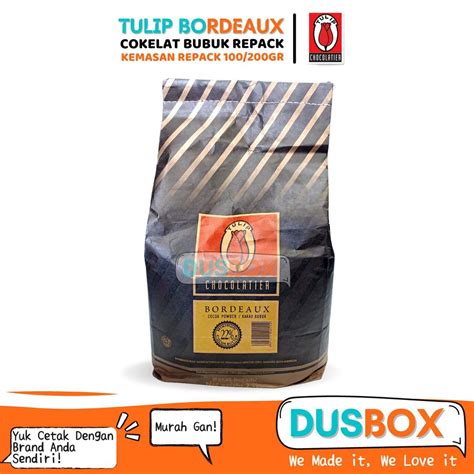 Jual Tulip Bordeaux Repack Coklat Bubuk Cocoa Powder Cokelat Bubuk