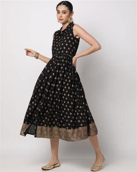 Buy Floral Print Fit And Flare Dress Online At Best Prices In India