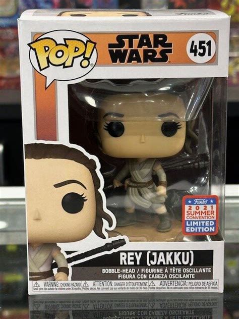 Funko Pop Star Wars Rey Jakku SDCC 2021 Exclusive 451