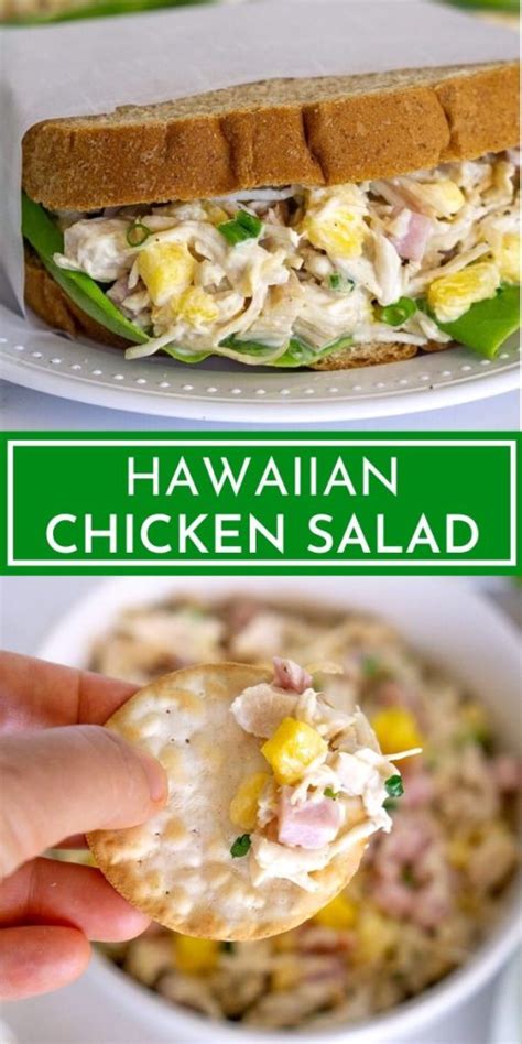 Hawaiian Chicken Salad - for Sandwiches and Lettuce Wraps! | Babaganosh