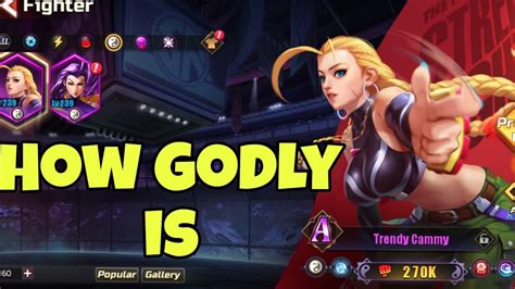 Street Fighter Duel How Godly Is Trendy Cammy Trial Gameplay