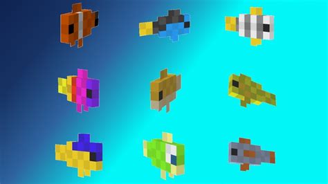 Minecraft Fish Types