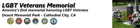 Lgbt Veterans Memorial In Cathedral City Could Soon Become The First