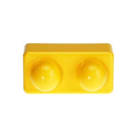 LEGO Primo Brick 1 X 2 31001 Yellow DECOTOYS