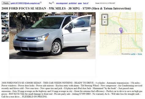 How To Sell Your Car On Craigslist Step By Step Car Things To Sell