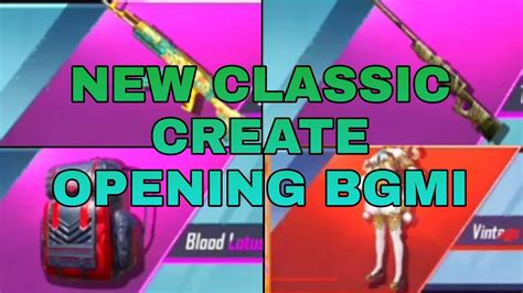 New Classic Create Opening Bgmi Pubg Upcoming Events Youtube