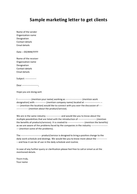 Introduction Letter To Prospective Client Template Infoupdate Org